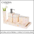 Chinese River Shell Bathroom Vanity Set for Hotel Bathroom and Guestroom